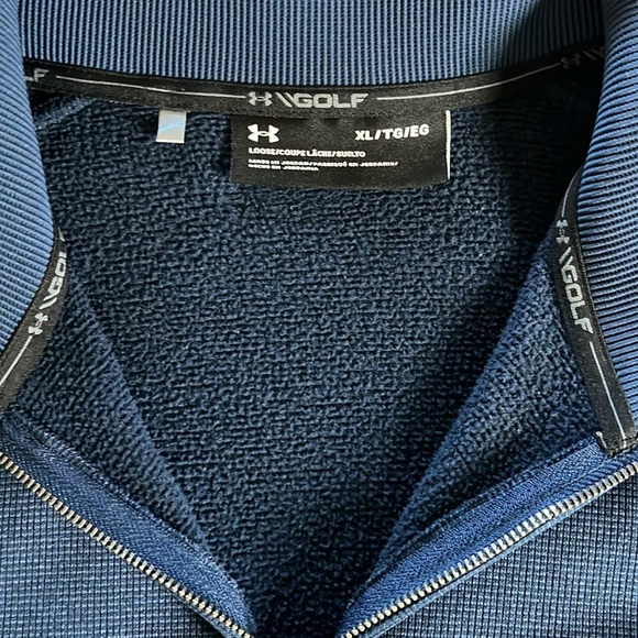 Under Armour Fleece Golf Pullover - Picture 3 of 4